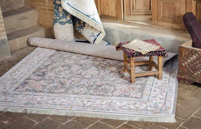 نمونه‌ای از بهترین فرش ماشینی کاشان